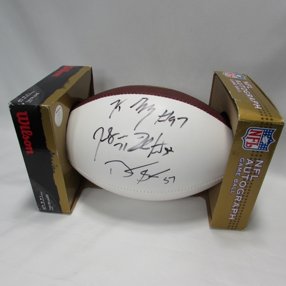 2007 Baltimore Ravens Autographed Football Wilson The Duke Official Size - Picture 1 of 5